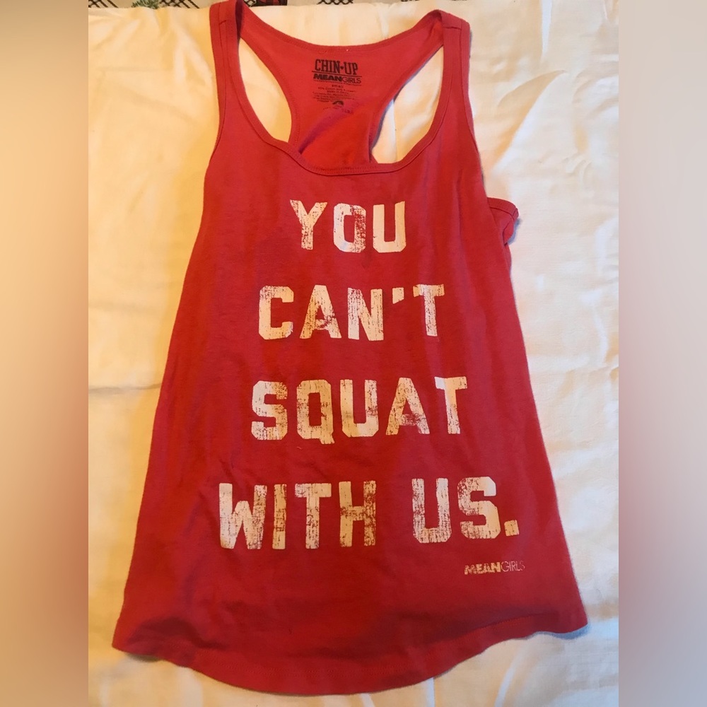 vintage mean girls athletic tanktop